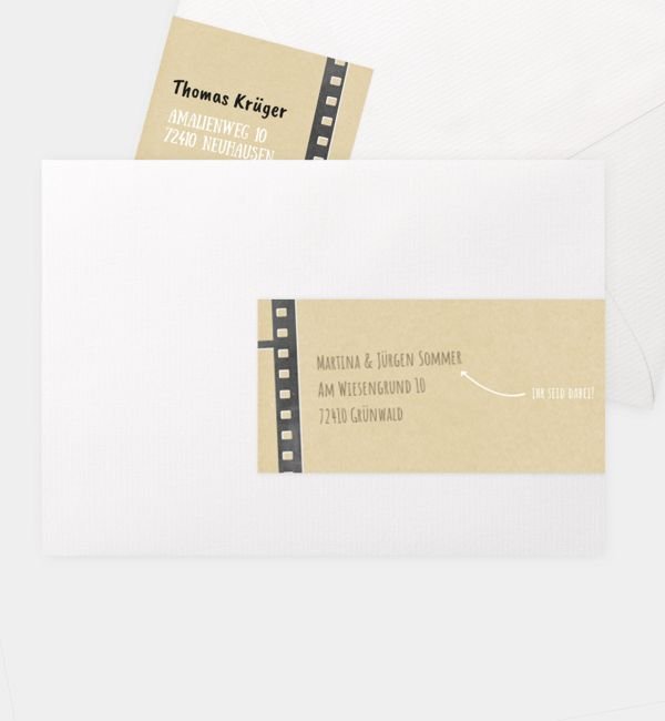 Kombi-Adressaufkleber