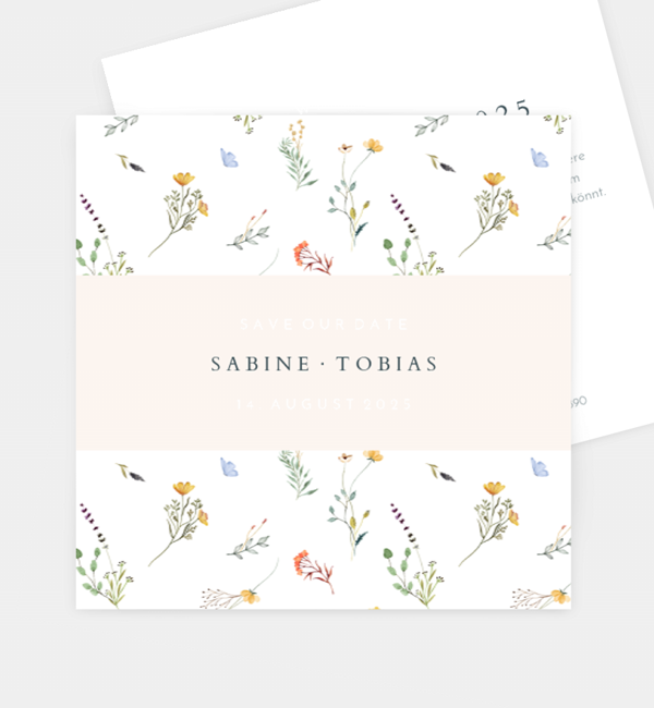 Allover floral print