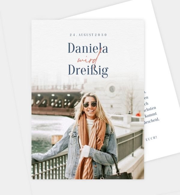 Postkarte hoch