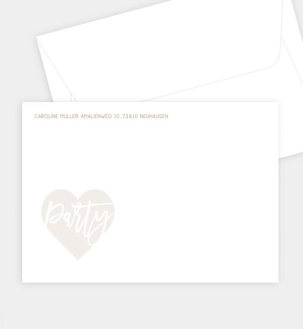 Briefumschlag gerade