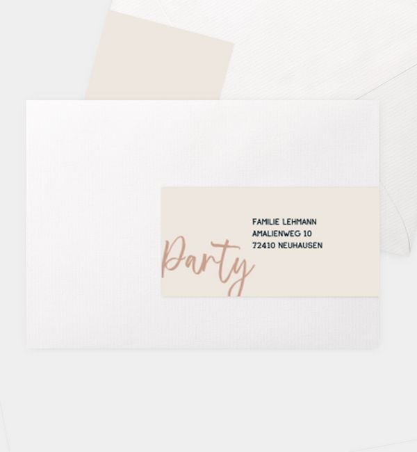 Kombi-Adressaufkleber