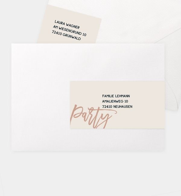 Kombi-Adressaufkleber