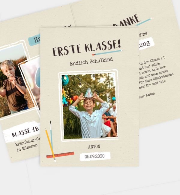 Klappkarte hoch