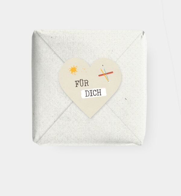 Geschenkaufkleber Herz