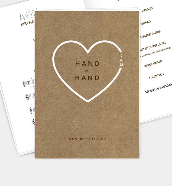 Klappkarte hoch mit Einleger 8-seitig