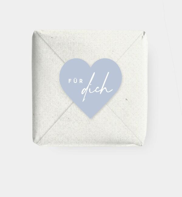 Geschenkaufkleber Herz