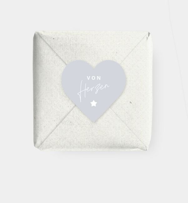 Geschenkaufkleber Herz