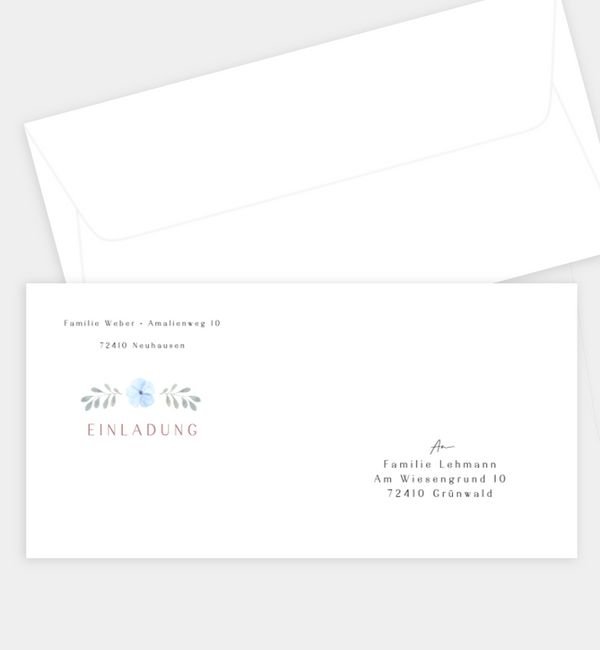 Briefumschlag gerade