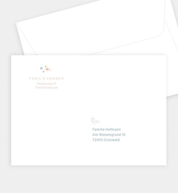 Briefumschlag gerade