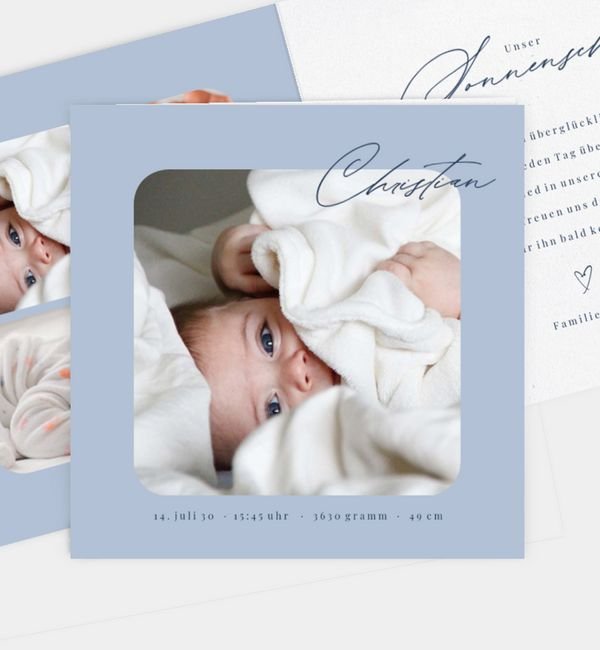 Klappkarte quadratisch