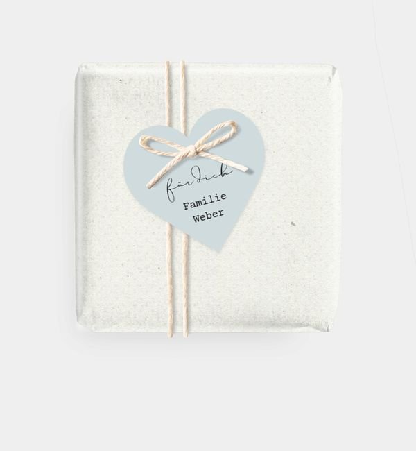 Geschenkanhänger Herz