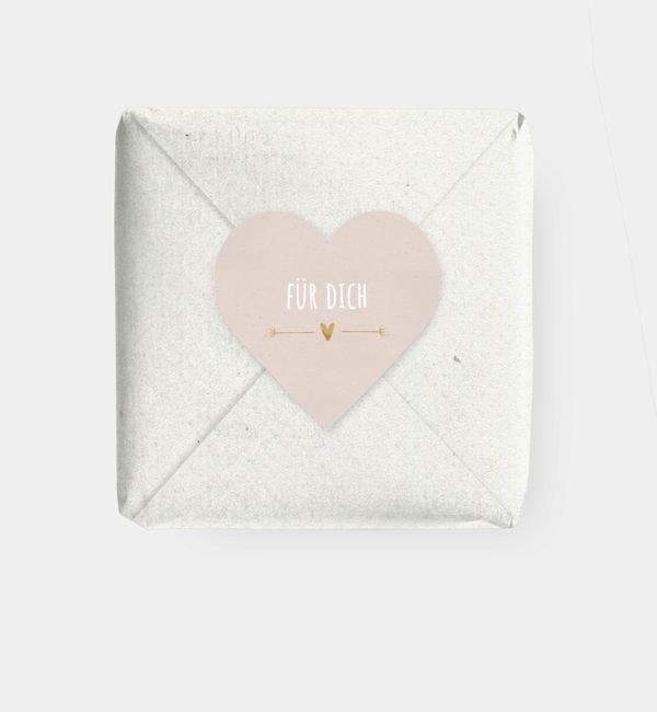 Geschenkaufkleber Herz