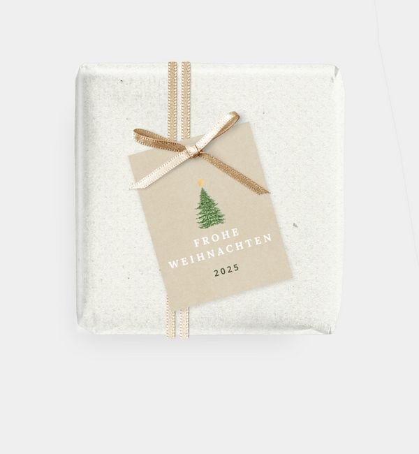 Geschenkanhänger rechteckig