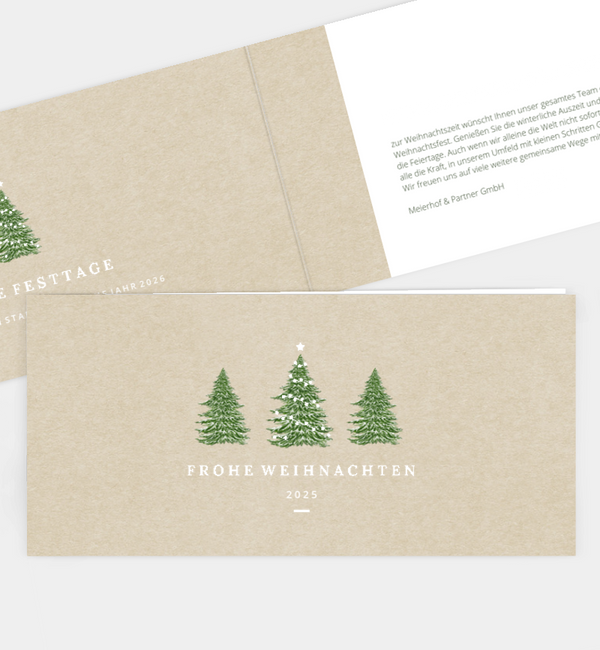 Weihnachtlicher Dank