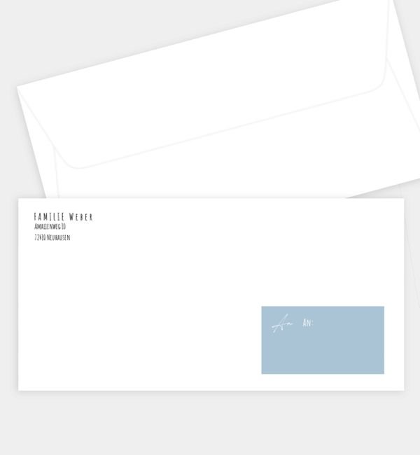 Briefumschlag gerade