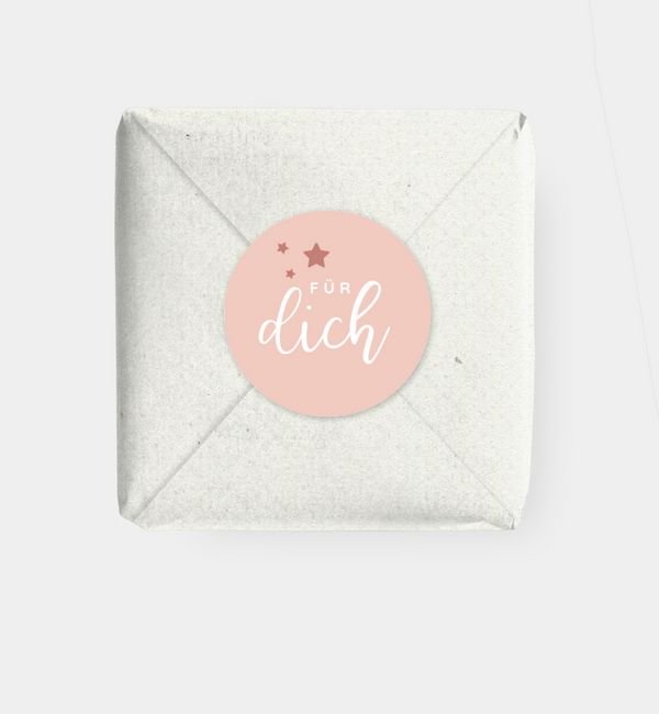 Geschenkaufkleber rund