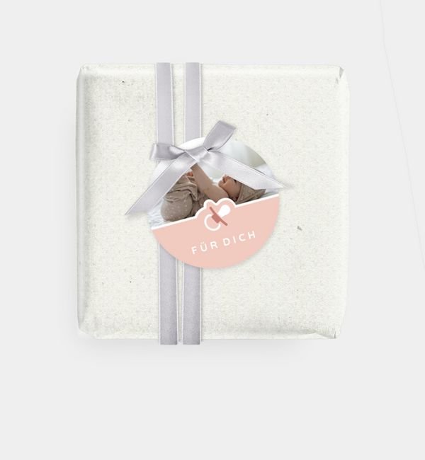 Geschenkanhänger rund