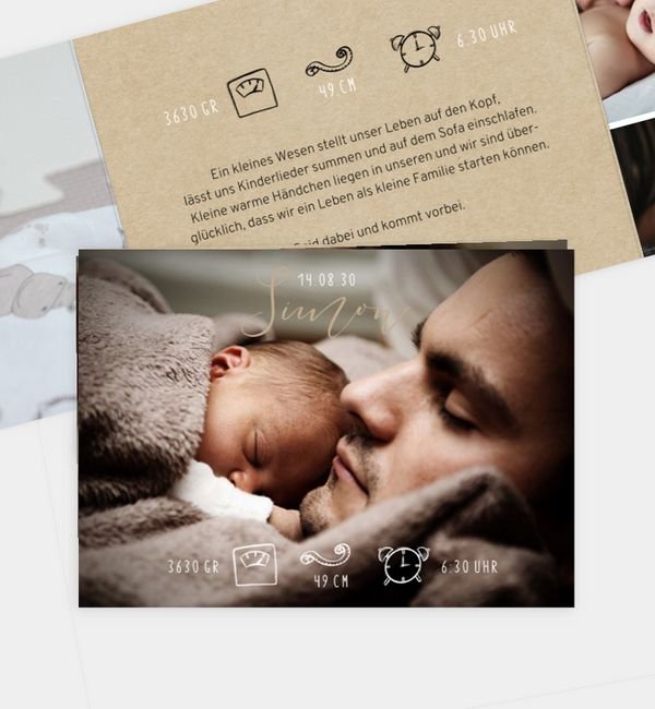 Doppel-Klappkarte quer