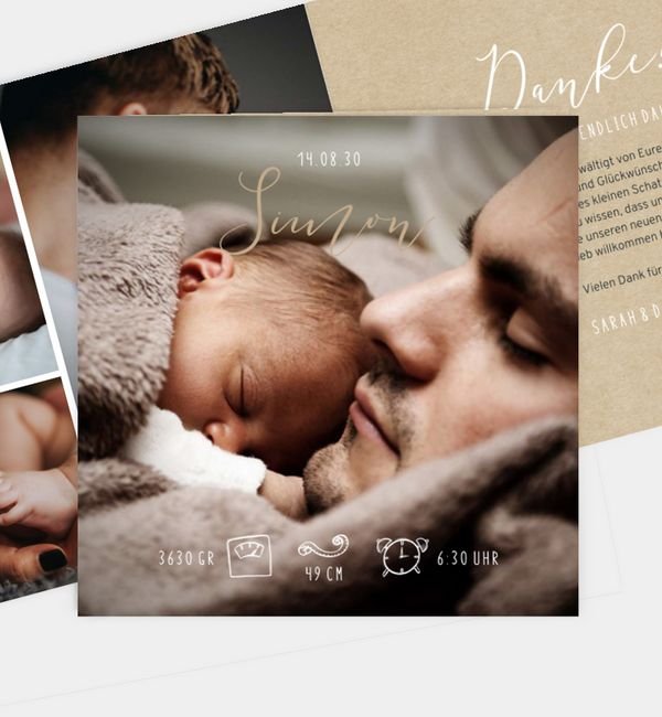 Klappkarte quadratisch