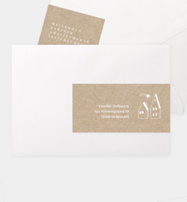 Kombi-Adressaufkleber