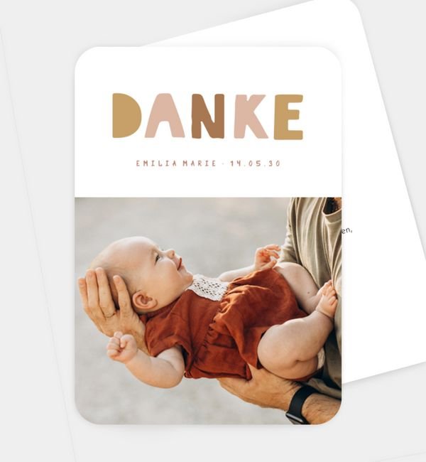 Postkarte hoch