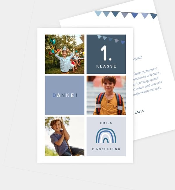 Postkarte hoch