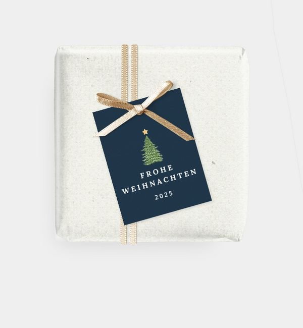 Geschenkanhänger rechteckig