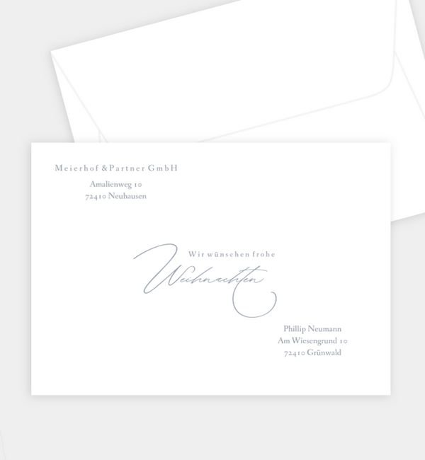 Briefumschlag gerade