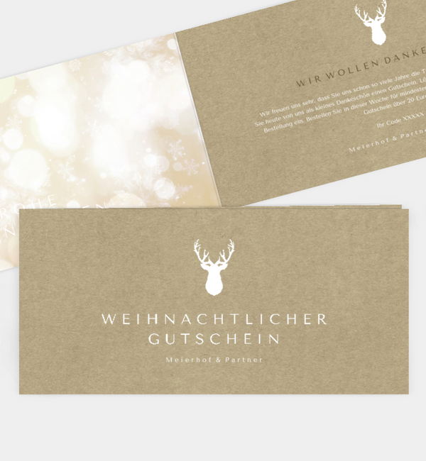 Glänzender Gruß · Crafty