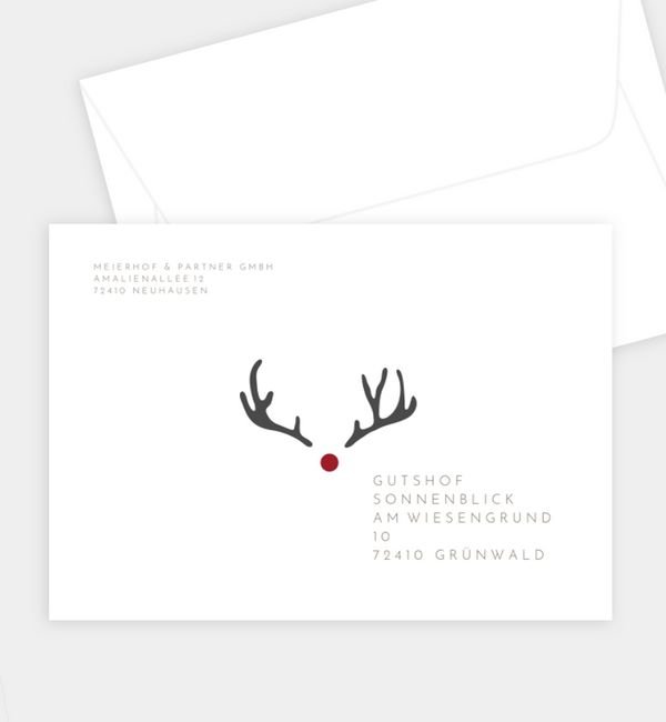 Briefumschlag gerade