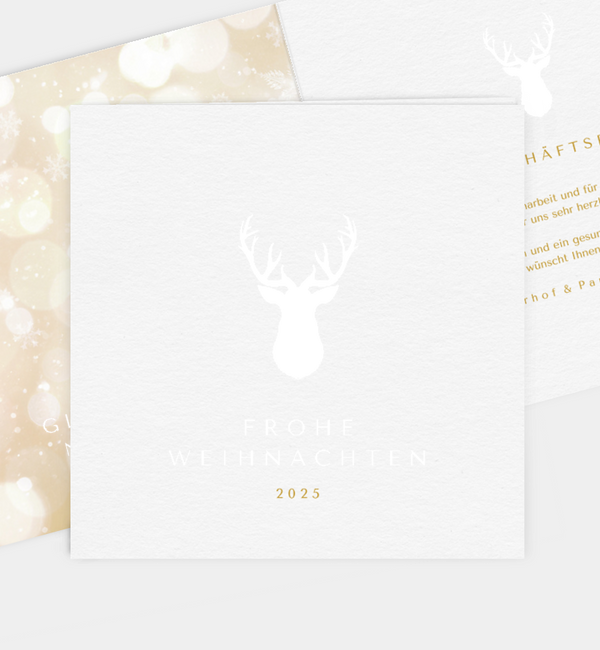 Glänzender Gruß · Crafty