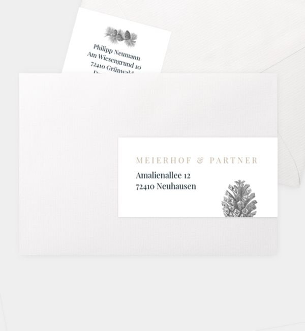 Kombi-Adressaufkleber