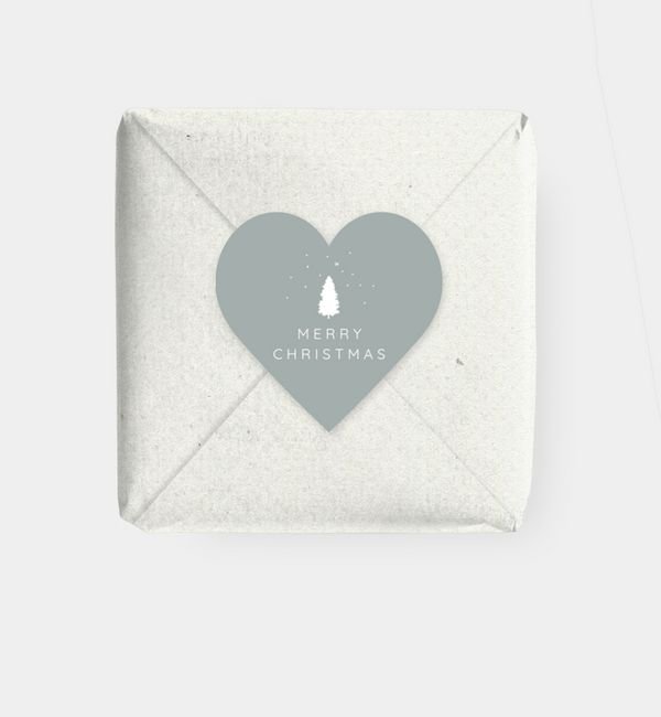 Geschenkaufkleber Herz