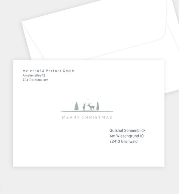 Briefumschlag gerade