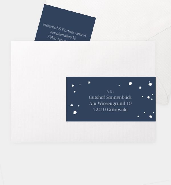 Kombi-Adressaufkleber