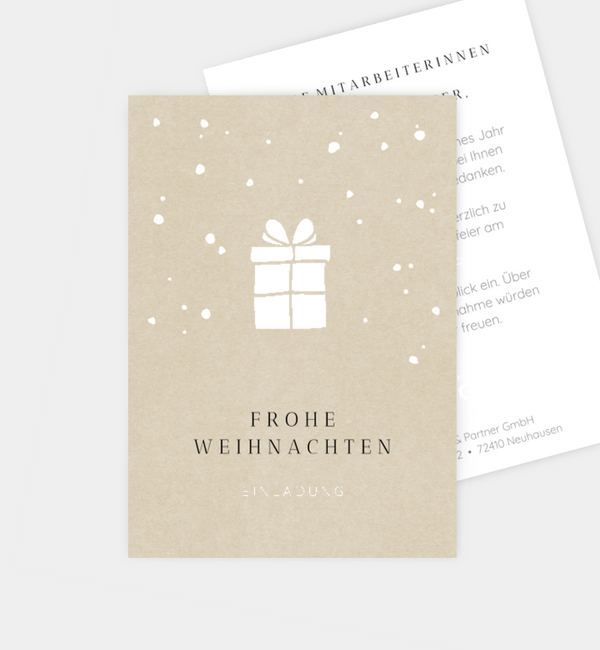 Glänzendes Präsent