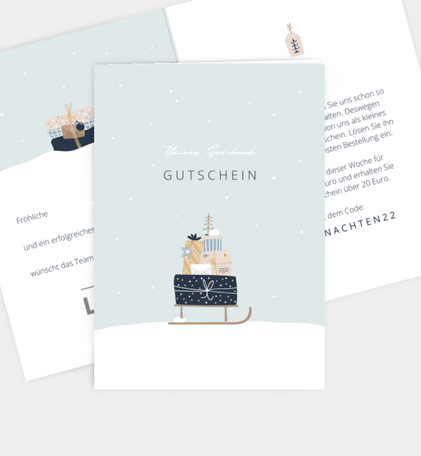 Geschenkeschlitten