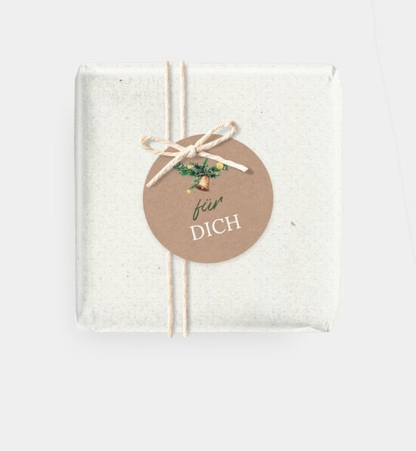 Geschenkanhänger rund