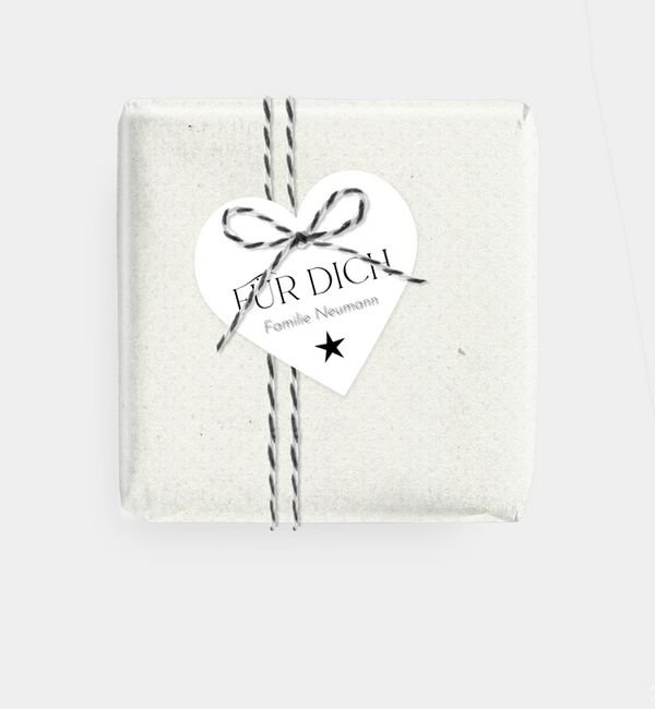 Geschenkanhänger Herz