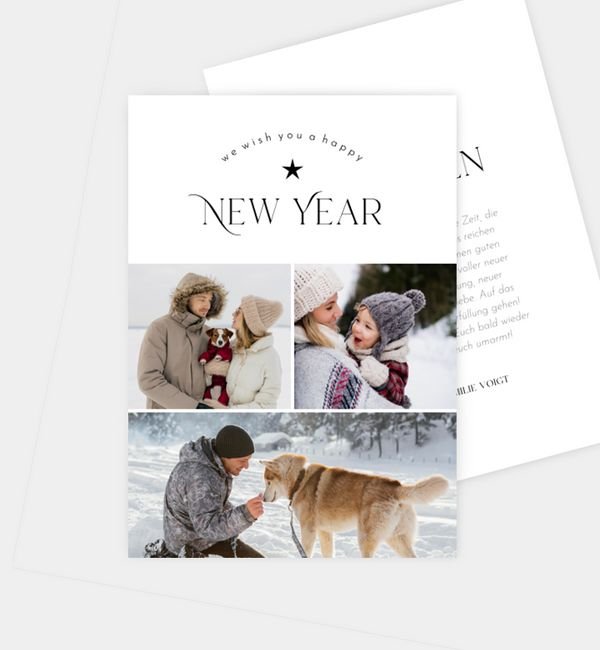 Postkarte hoch