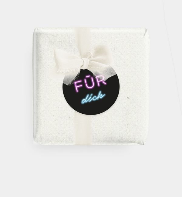 Geschenkanhänger rund