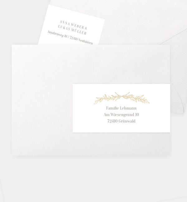 Kombi-Adressaufkleber