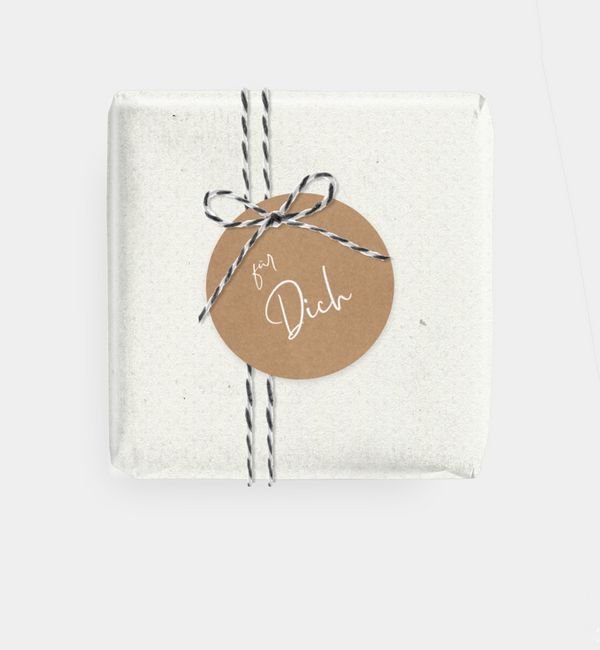 Geschenkanhänger rund