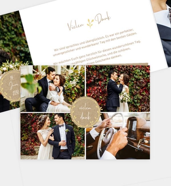 Doppel-Klappkarte quer