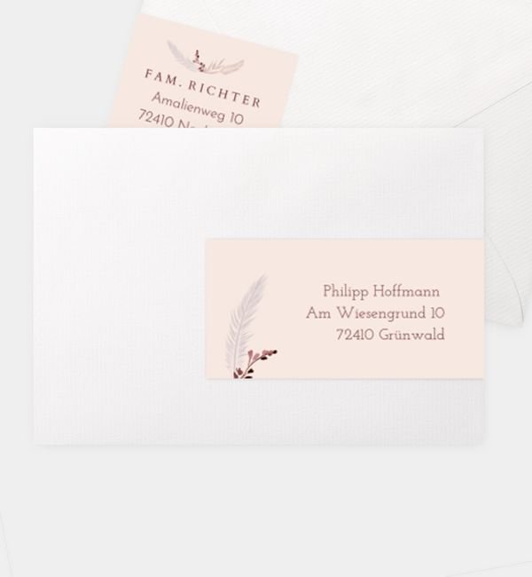 Kombi-Adressaufkleber