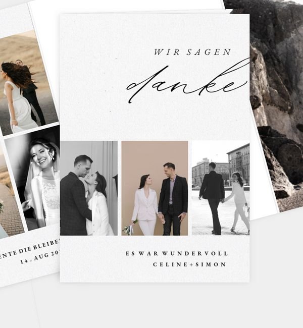 Doppel-Klappkarte hoch