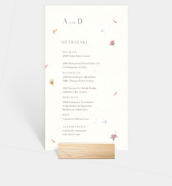 Postkarte hoch