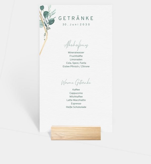 Postkarte hoch