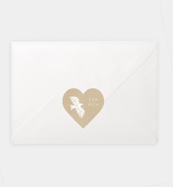 Siegelsticker Herz
