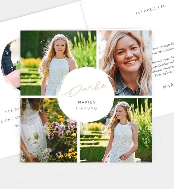 Klappkarte quadratisch